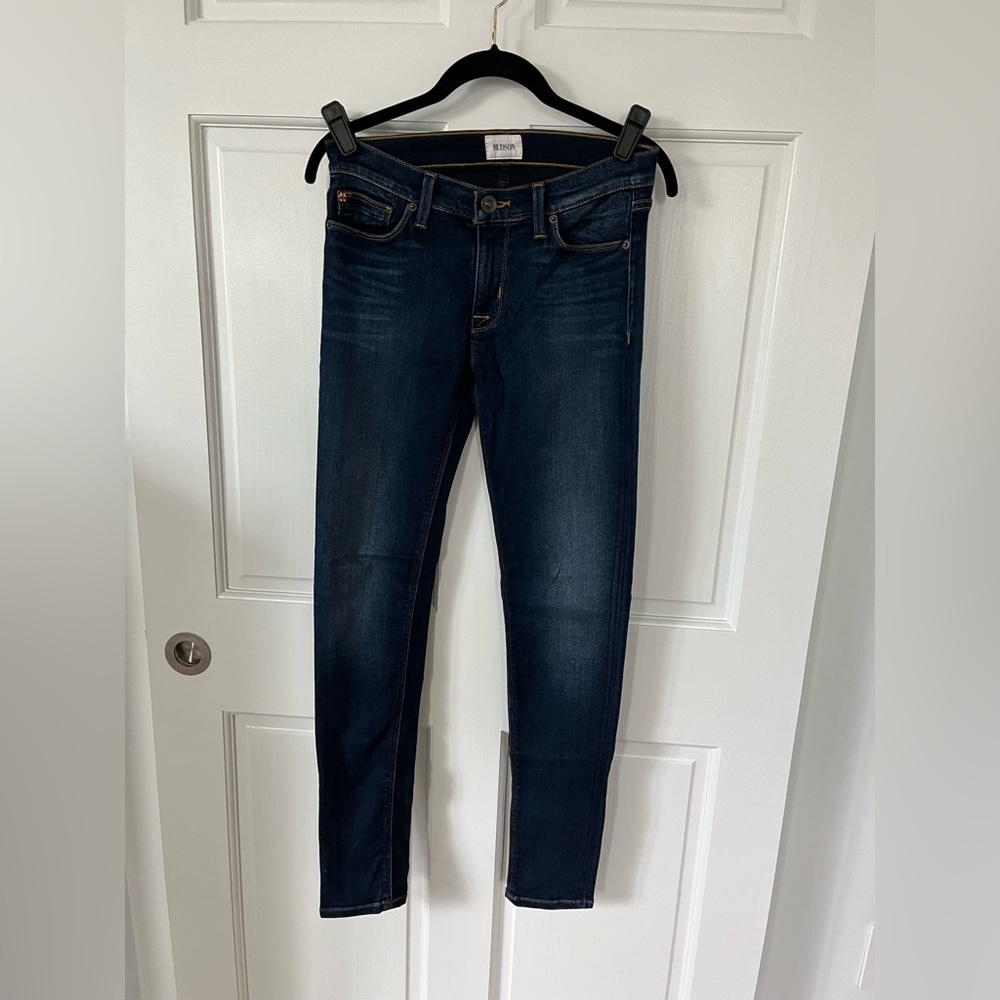 EUC: Hudson jeans Colette skinny jeans size 27.
